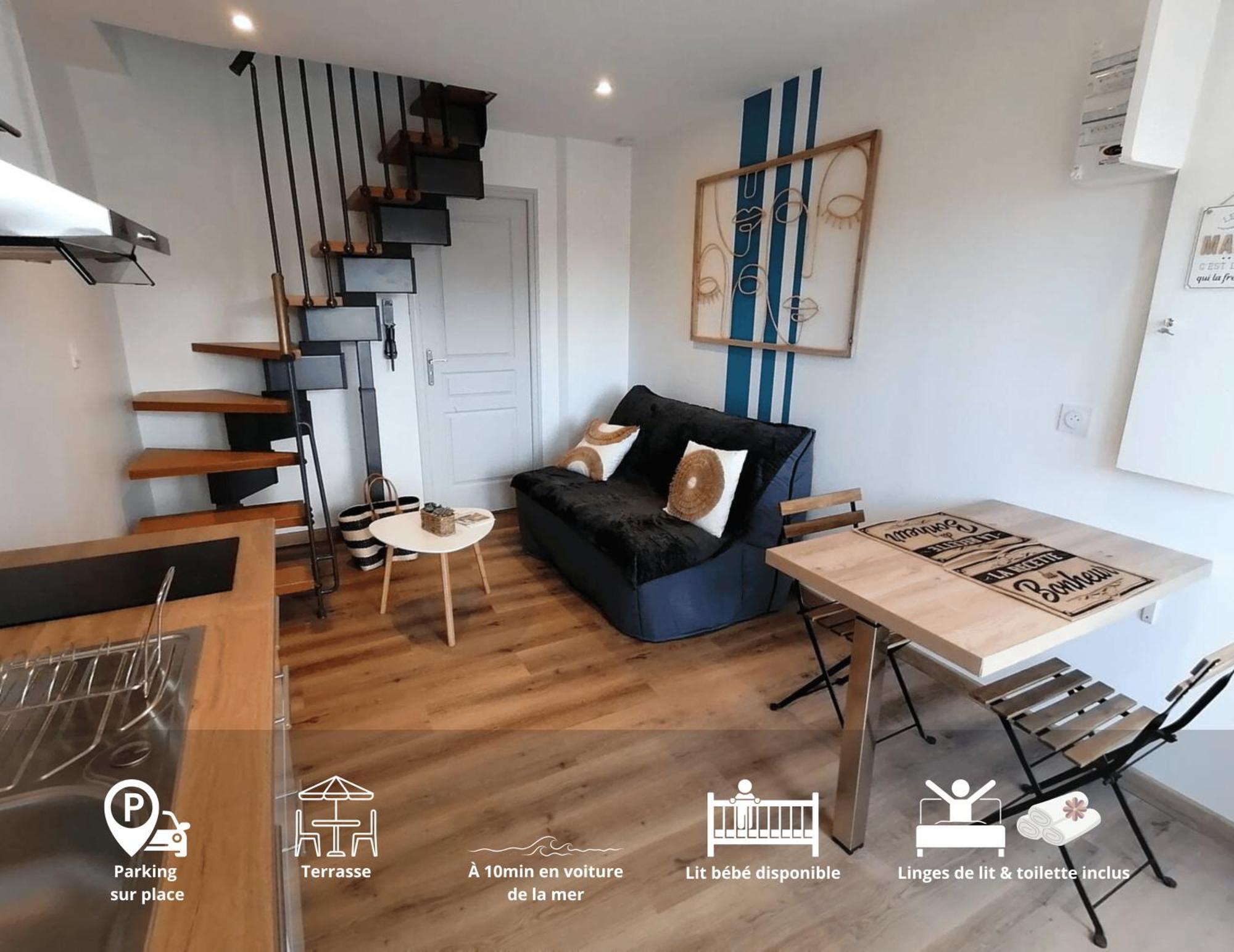 Les Pommiers Duplex Cosy Tout Confort Dans Maison Neuve Avec Terrasse Entree Independante 5 Mn De Bayeux Et 10 Mn Plage Du Debarquement Sommervieu Exteriör bild